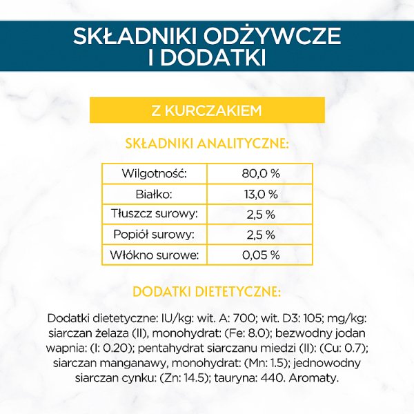 Gourmet Perle Karma dla kotów mini fileciki w sosie z kurczakiem 85 g