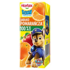 Hortex Leon i Przyjaciele Sok 100 % jabłko pomarańcza 200 ml