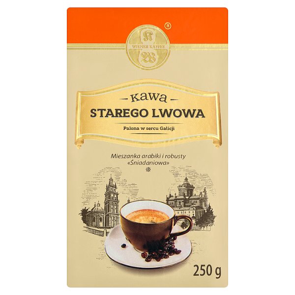 Kawa starego lwowa Kawa mieszanka arabiki i robusty śniadaniowa 250 g