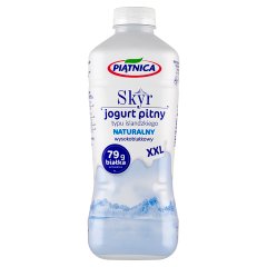Piątnica XXL Skyr jogurt pitny typu islandzkiego naturalny 1 l