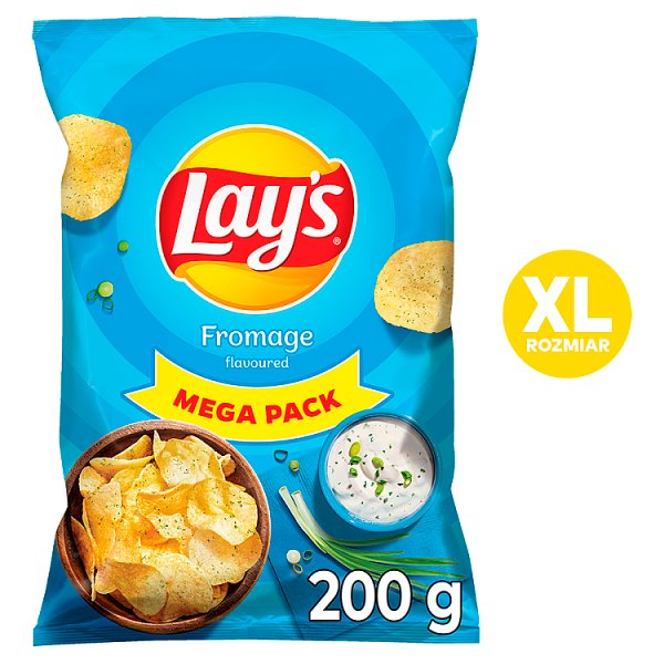 Lay&#039;s Chipsy ziemniaczane o smaku śmietankowego serka z ziołami 200 g