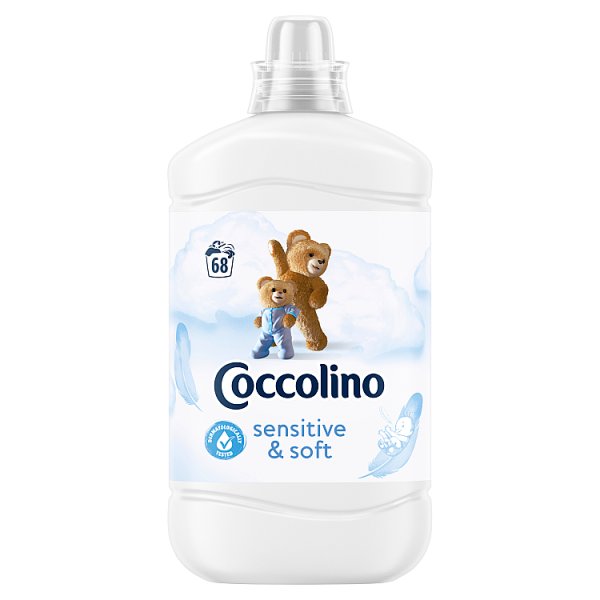 Coccolino Sensitive &amp; Soft Płyn do płukania tkanin koncentrat 1700 ml (68 prań)