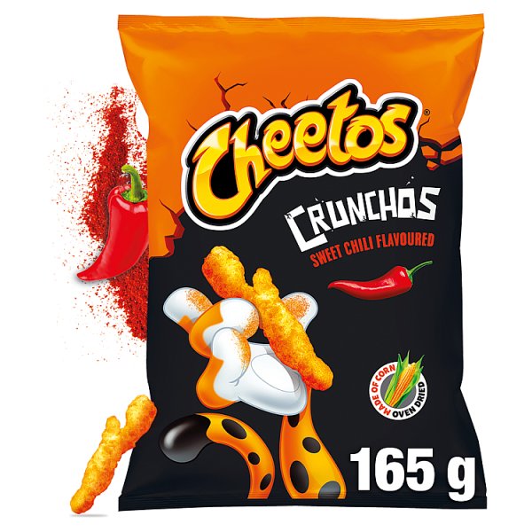 Cheetos Crunchos Chrupki kukurydziane o smaku słodkie chilli 165 g