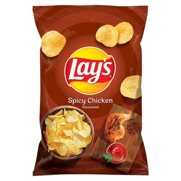 Lay&#039;s Chipsy ziemniaczane o smaku pikantnego kurczaka 130 g
