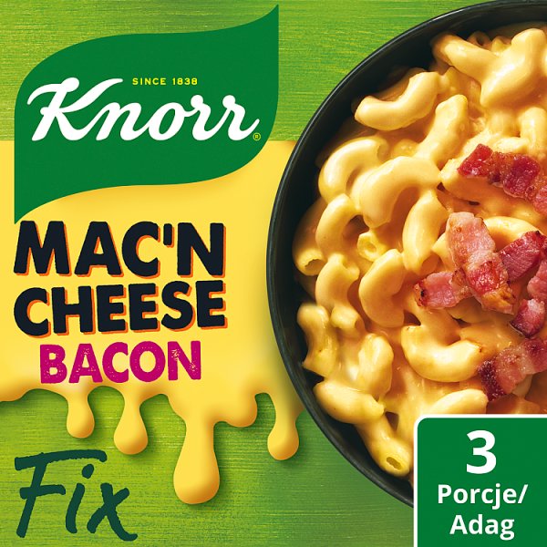 Knorr Fix mac&#039;n cheese o smaku bekonu 33 g