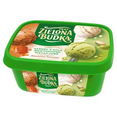 Zielona Budka Lody karmel z solą śmietankowe pistacjowe 1000 ml