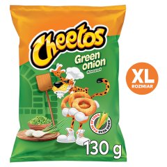 Cheetos Chrupki kukurydziane o smaku zielonej cebulki 130 g