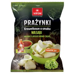 Vifon Prażynki krewetkowe o smaku wasabi pikantne 100 g
