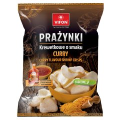 Vifon Prażynki krewetkowe o smaku curry łagodne 100 g