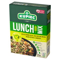 Kupiec Lunch Mix Kasza jęczmienna kasza gryczana zielona soczewica czarnuszka 400 g (4 x 100 g)