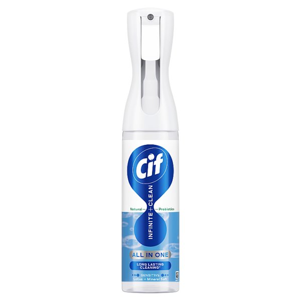Cif Infinite Clean Lotus &amp; Mineral Salt Spray z naturalnymi probiotykami 280 ml