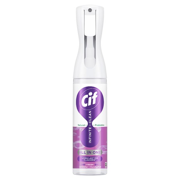 Cif Infinite Clean Lavender &amp; Eucalyptus Spray z naturalnymi probiotykami 280 ml