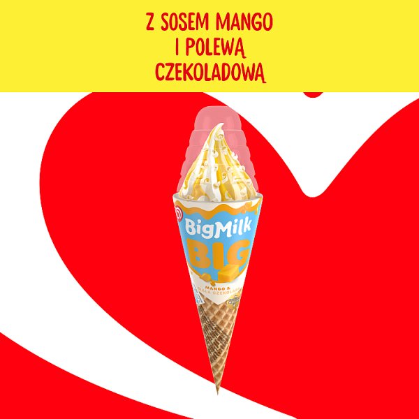 Big Milk Big Lody mango &amp; biała czekolada 140 ml