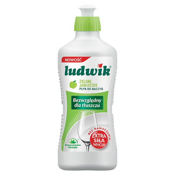 Ludwik Płyn do naczyń zielone jabłuszko 450 g