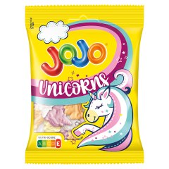 Jojo Unicorns Pianko-żelki o smaku owocowym 80 g