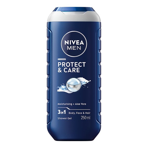 Nivea Protect &amp; Care 3w1 ŻEL POD Prysznic 250 ml