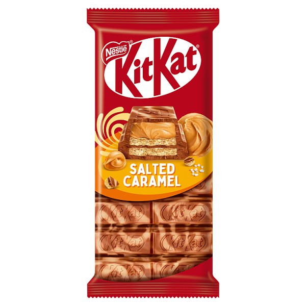 KitKat Salted Caramel Paluszki waflowe w mlecznej czekoladzie 99 g
