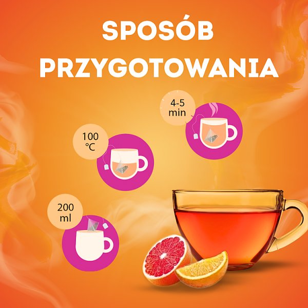 Lipton Herbatka owocowa grejpfrut i pomarańcza 34 g (20 torebek)