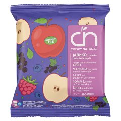 Crispy Natural Suszone plastry jabłek o smaku owoców leśnych z witaminami 18 g