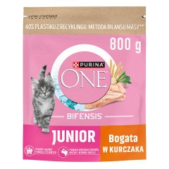 PURINA ONE Bifensis Junior Karma dla kociąt bogata w kurczaka 800 g