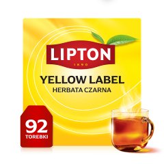 Lipton Yellow Label Herbata czarna 184 g (92 torebki)