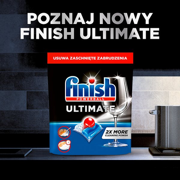 Finish Ultimate Fresh Kapsułki do mycia naczyń w zmywarce 387 g (30 sztuk)
