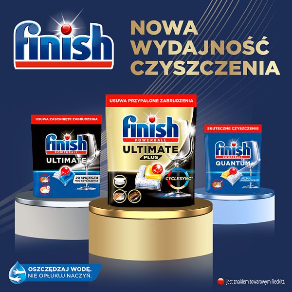 Finish Ultimate Fresh Kapsułki do mycia naczyń w zmywarce 387 g (30 sztuk)