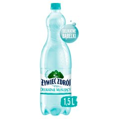 Żywiec Zdrój Delikatnie Musujący Woda źródlana 1,5 l