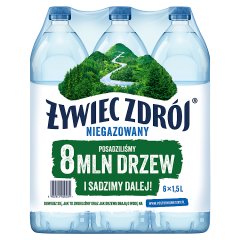 Żywiec Zdrój Niegazowany Woda źródlana 6 x 1,5 l