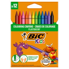 BiC Kids Plastidecor Kredki świecowe 12 sztuk