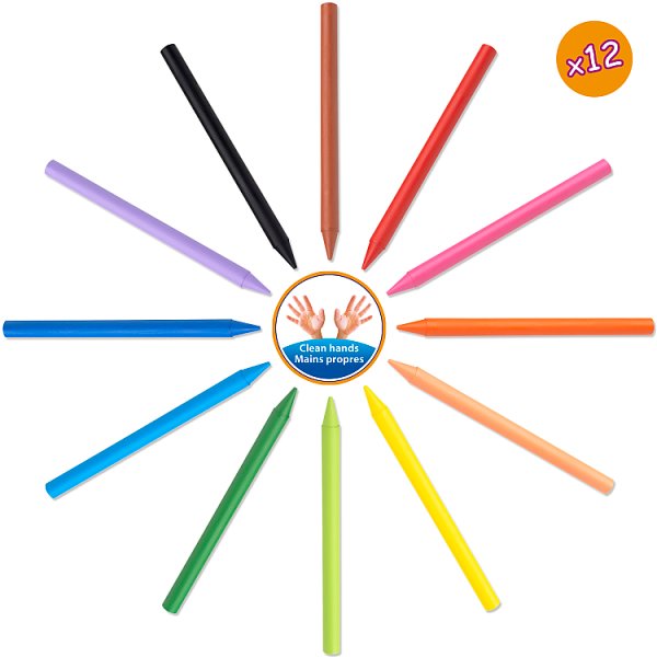 BiC Kids Plastidecor Kredki świecowe 12 sztuk