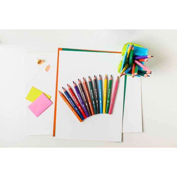 BiC Kids Evolution Triangle Kredki jumbo 12 sztuk