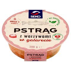 SEKO Pstrąg z warzywami w galarecie 200 g
