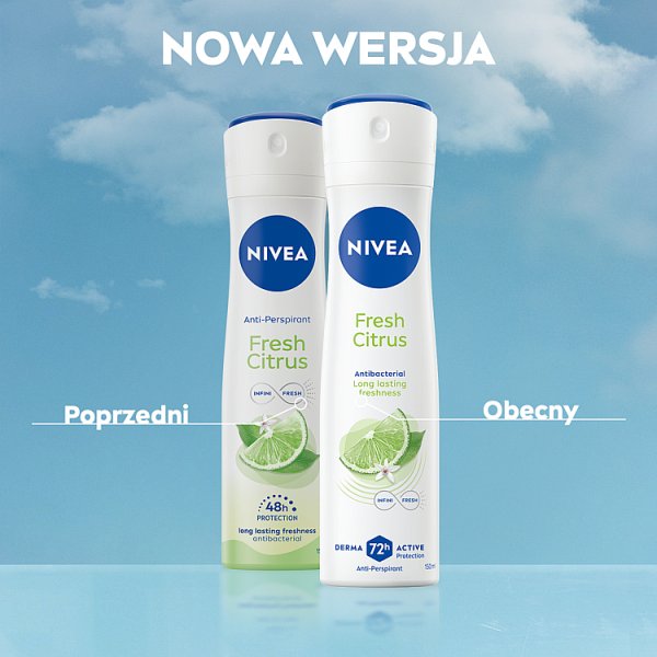Nivea Fresh Citrus Antyperspirant Spray 150ml