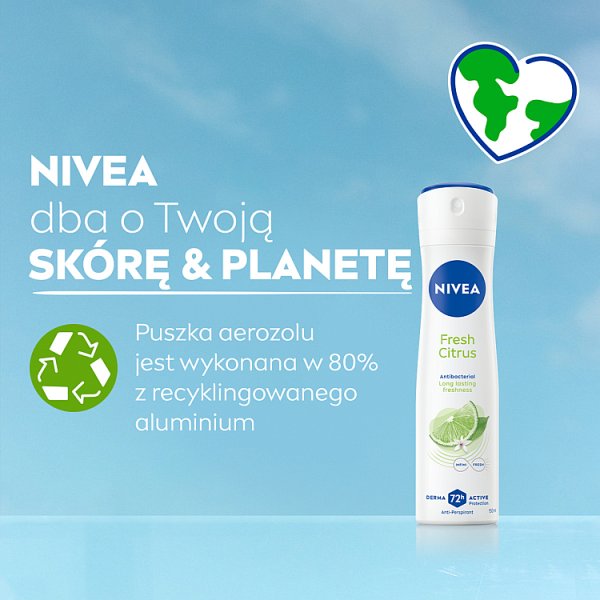 Nivea Fresh Citrus Antyperspirant Spray 150ml