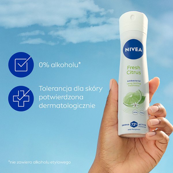 Nivea Fresh Citrus Antyperspirant Spray 150ml