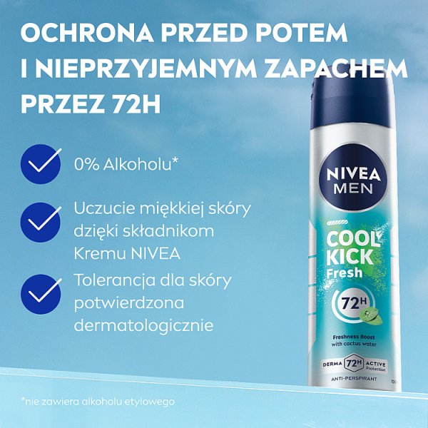 Nivea MEN Fresh Kick Antyperspriant DLA Mężczyzn 150 ml