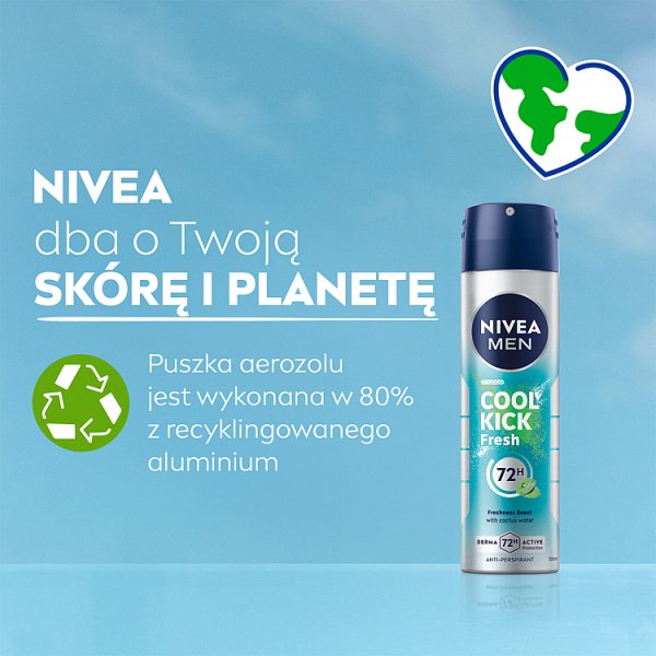 Nivea MEN Fresh Kick Antyperspriant DLA Mężczyzn 150 ml