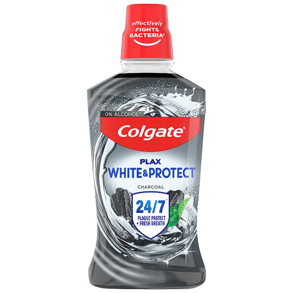 Płyn do płukania jamy ustnej Colgate Plax White+Charcoal