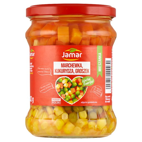 Jamar Mieszanka marchewka kukurydza groszek 470 g