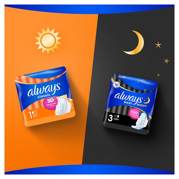 Always Podpaski ze skrzydełkami Classic Normal (rozmiar 1) x10