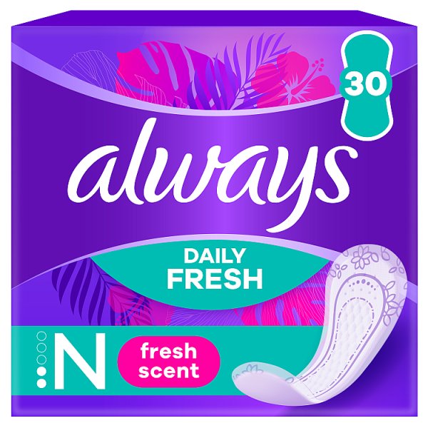 Always Daily Fresh Normal, O świeżym zapachu, 30X