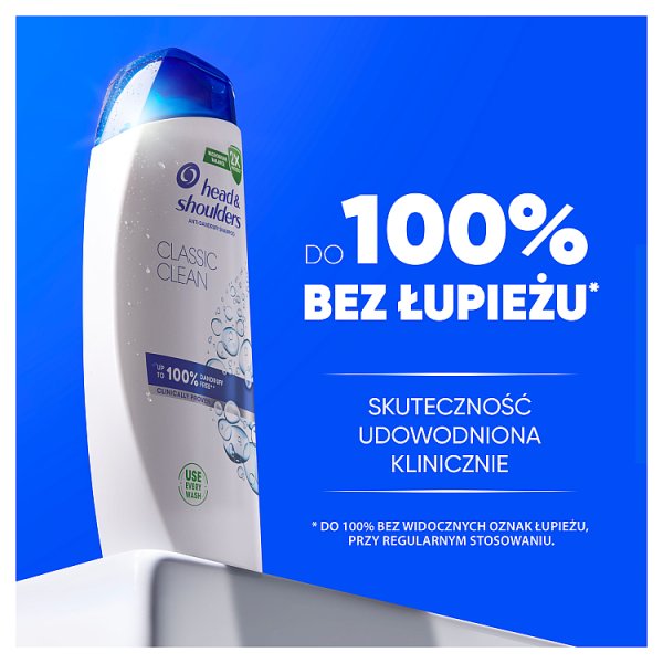 Head &amp; Shoulders Classic Clean Codzienny Szampon Przeciwłupieżowy 400 ml. Efekt świeżości