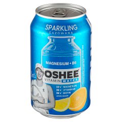 Oshee Vitamin Water Napój gazowany o smaku cytryny i pomarańczy 330 ml