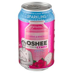 Oshee Vitamin Water Napój gazowany o smaku czerwonych winogron-dragonfruit 330 ml