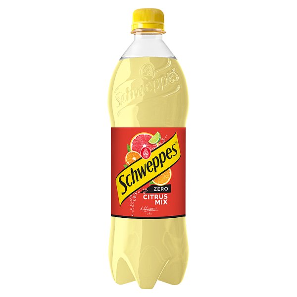 Schweppes Zero Citrus Mix Napój gazowany 0,85 l