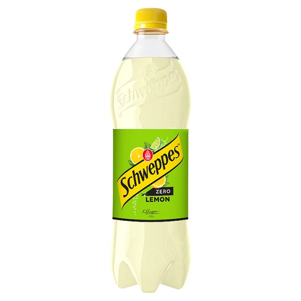 Schweppes Zero Lemon Napój gazowany 0,85 l