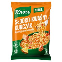 Knorr Nudle Zupa danie słodko-kwaśny kurczak 65 g