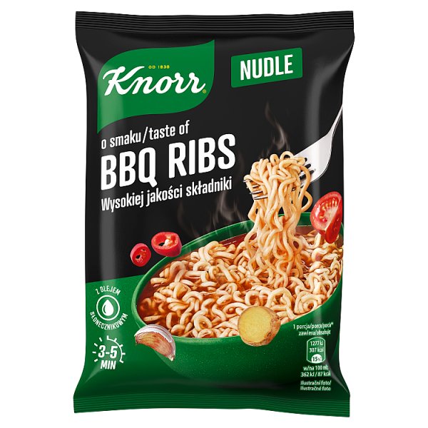 Knorr Nudle o smaku BBQ Ribs 66 g