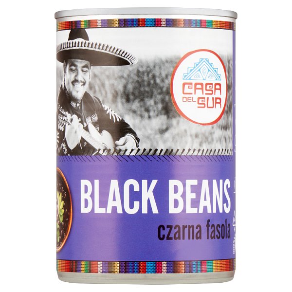 Casa del Sur Czarna fasola 400 g